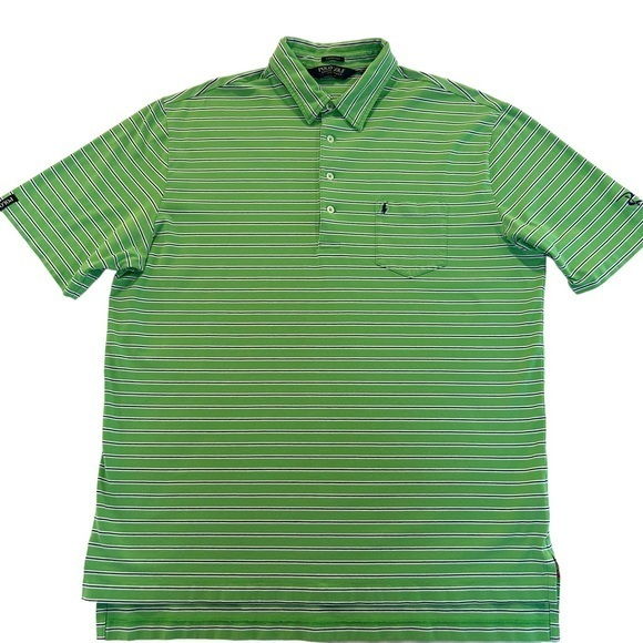 Polo Ralph Lauren Blue Striped Stretch Golf Shirt L - Picture 5 of 10